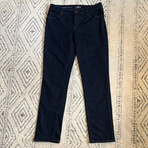 LOFT Women's Midnight Blue Straight Leg Jeans